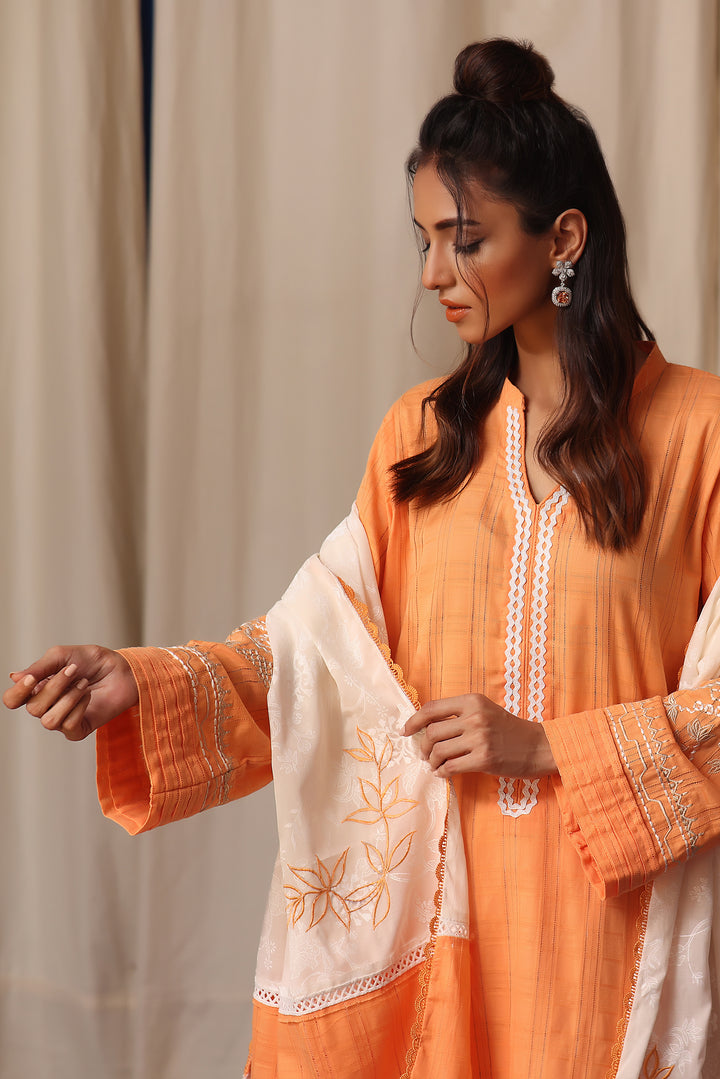  Explore Mona Imran's Naya Collection: The perfect summer fashion with embossed lawn, cotton net, applique work, and resham embroidery.